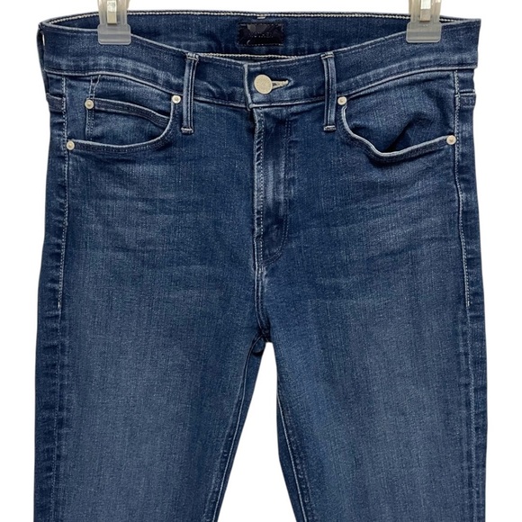 Mother lil mother lil mid rise dazzler ankle jeans in nothing between us - Picture 4 of 13